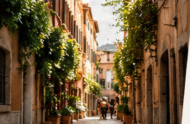 Una calle italiana llena de vida